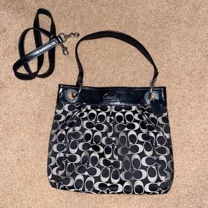Black Coach shoulder bag